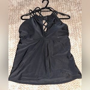 NWOT Time And Tru Tankini Swim Top